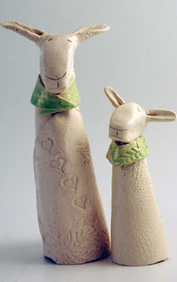 Sue & Faye – Ceramic Sheep